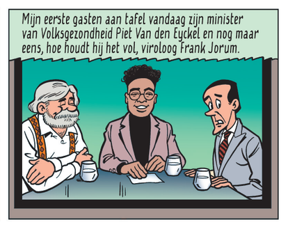 Aster in strip van Kiekeboe