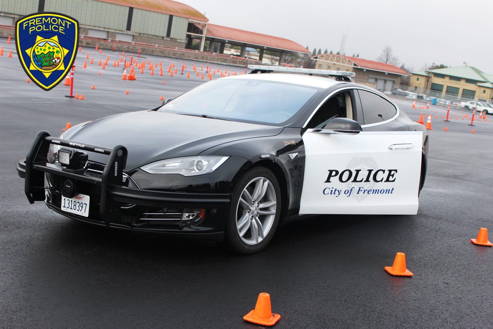 Tesla politieauto