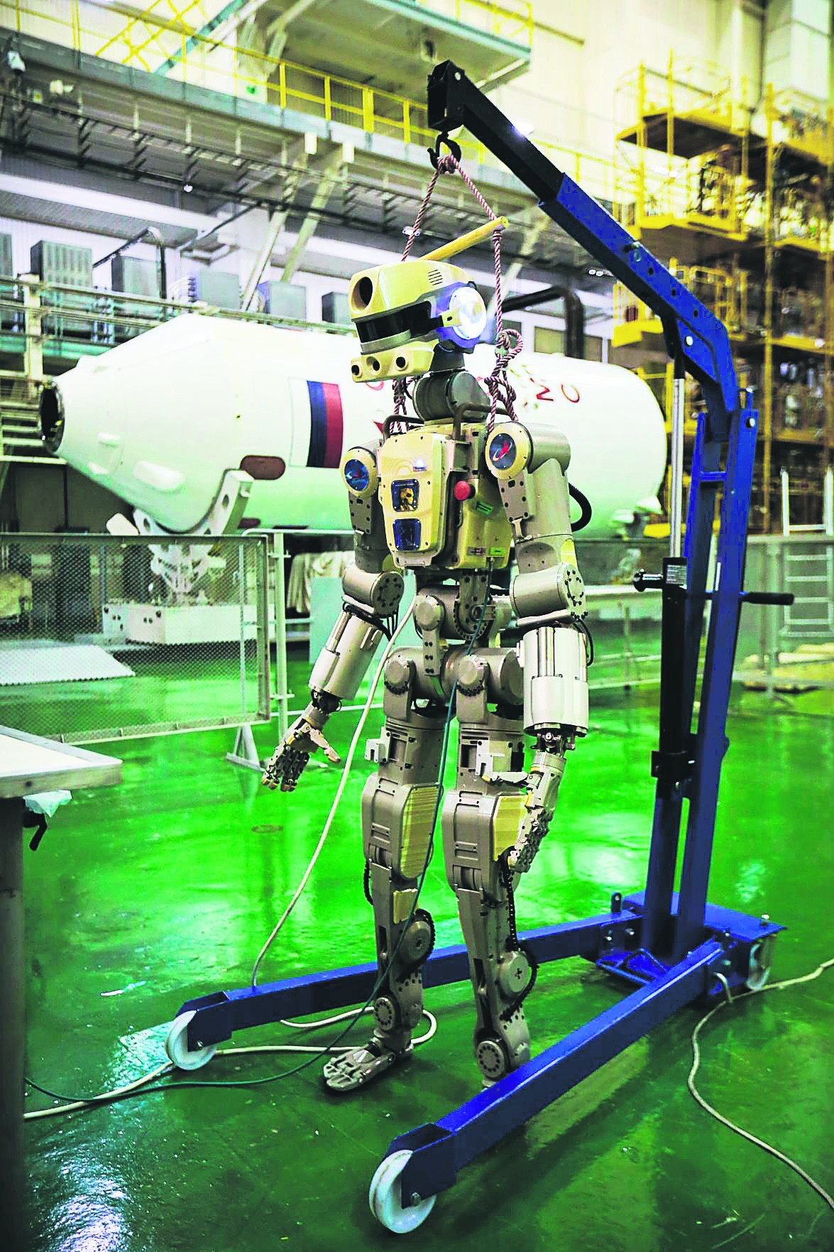 Robot Fjodor in de ruimte