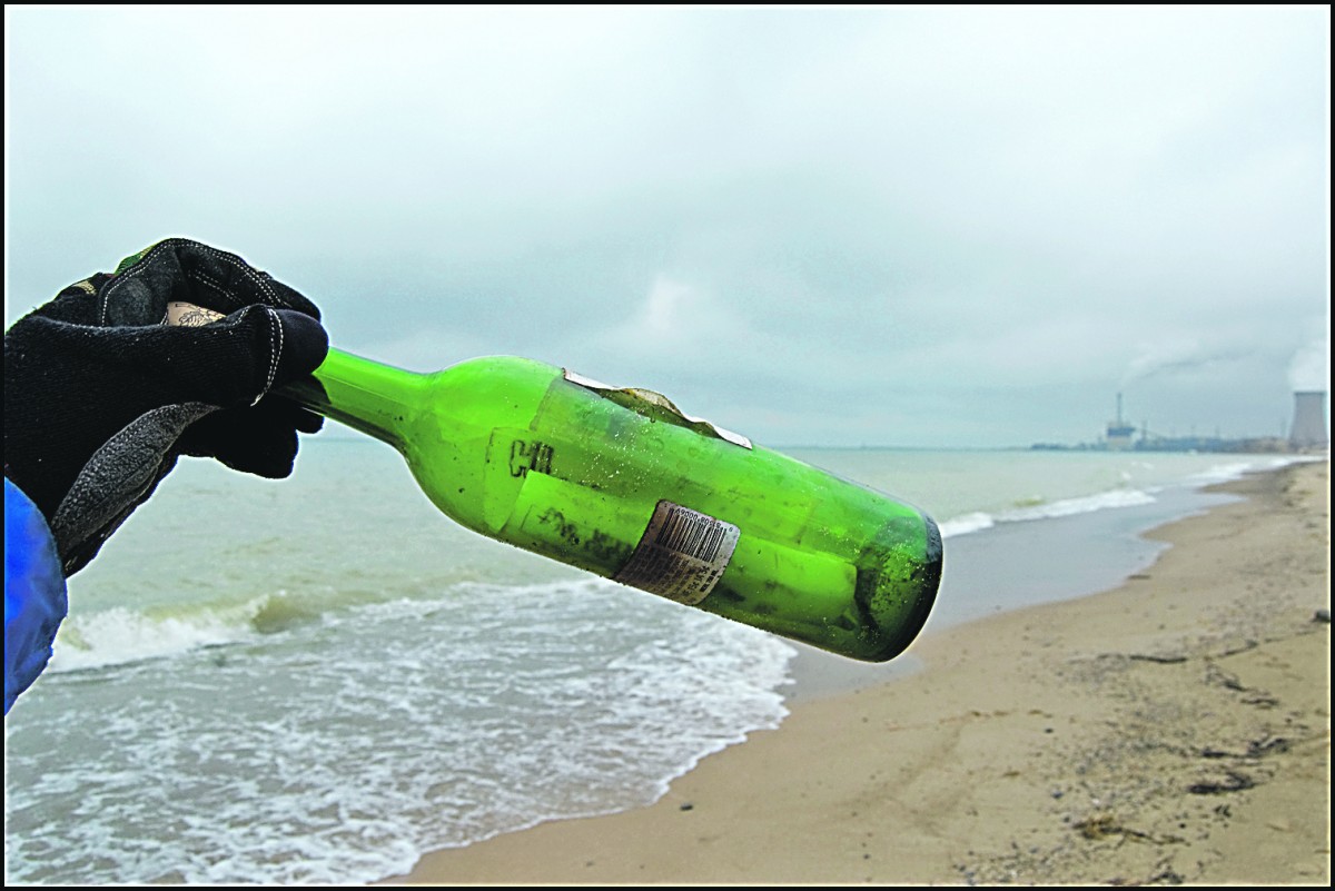 een brief in een fles