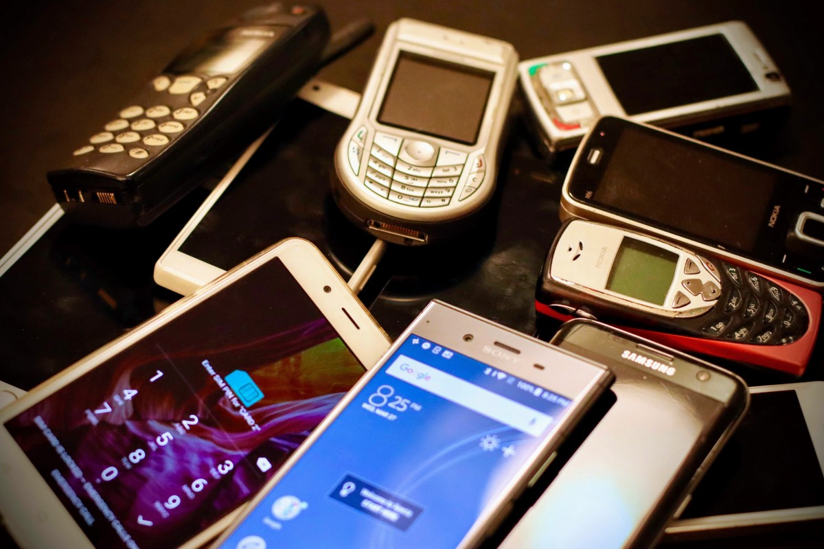 oude mobiele telefoons