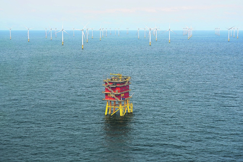 stopcontact op zee