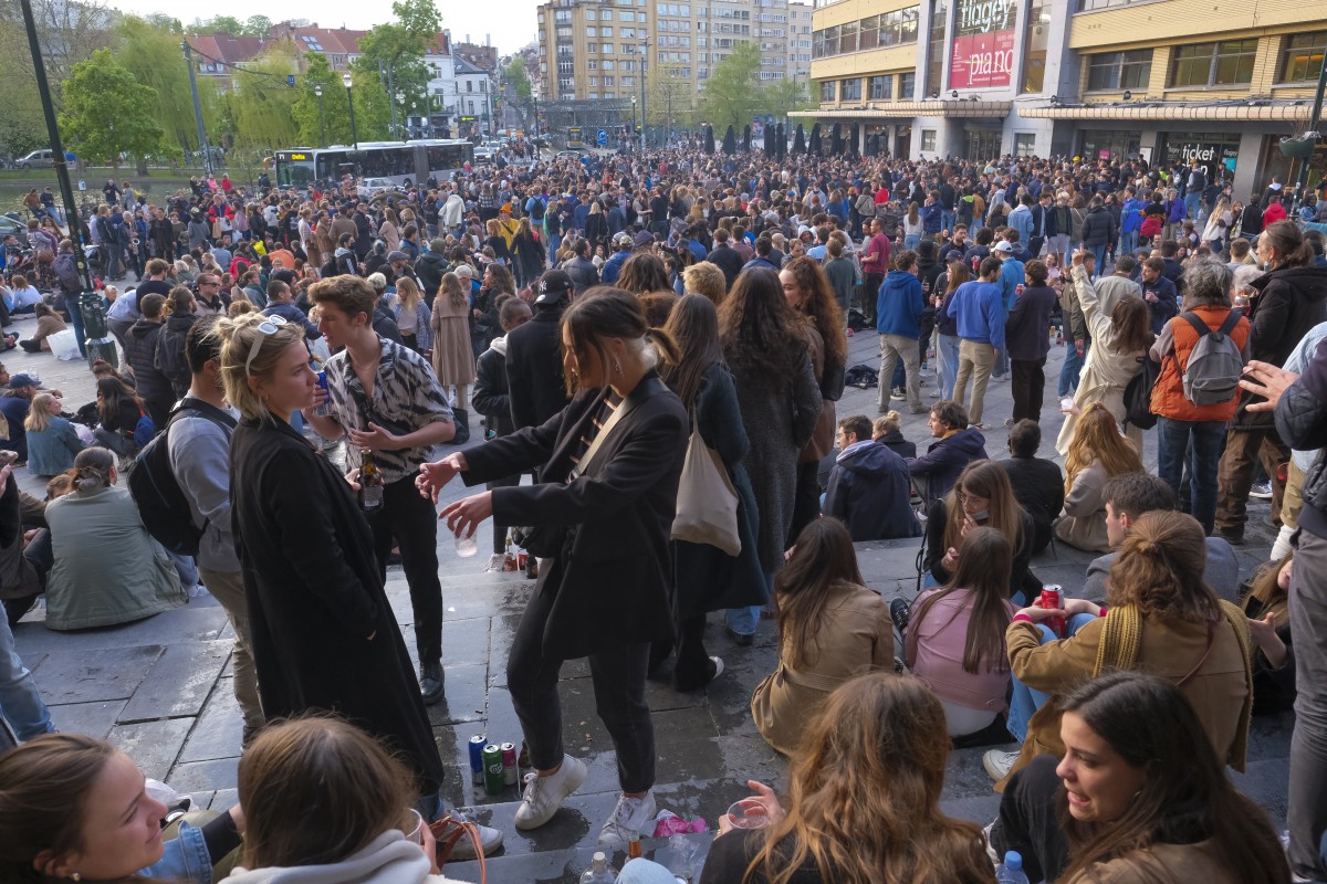 Het Flageyplein in Brussel
