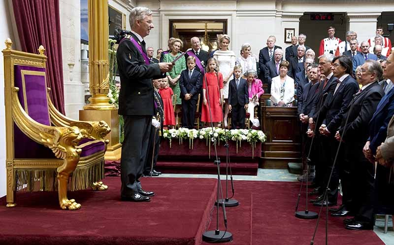 Prins Filip wordt Koning van België 