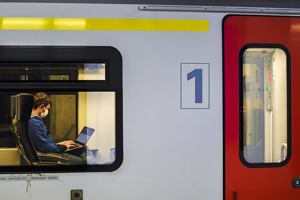 een Belgische trein