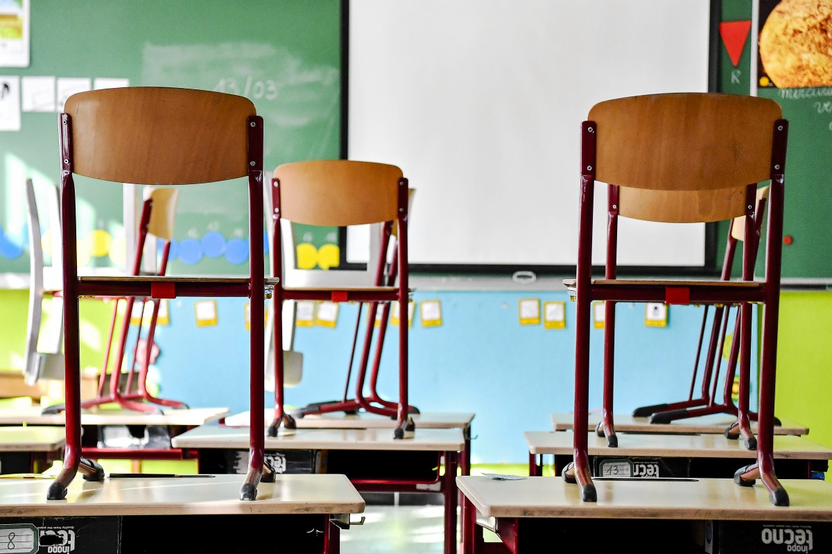 scholen geven geen les
