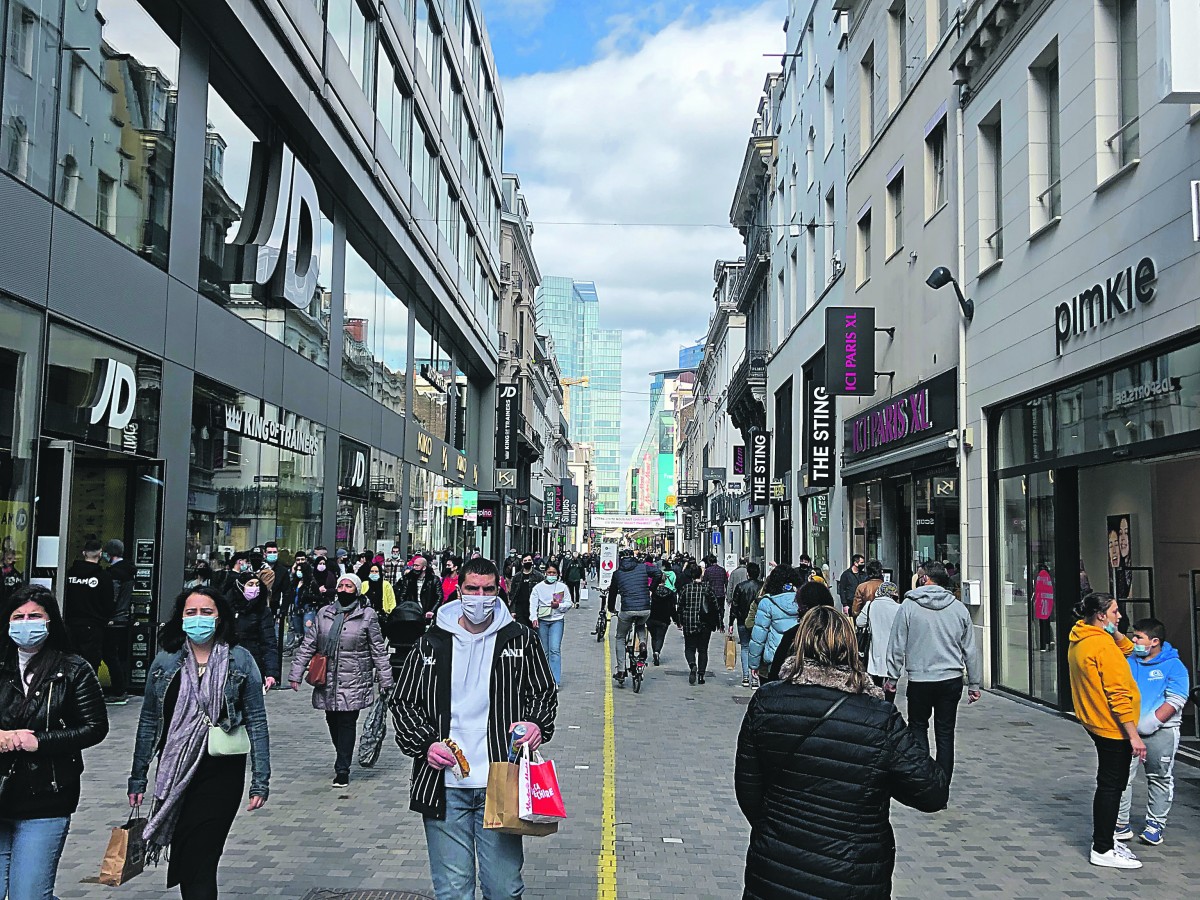 Winkelstraat in België