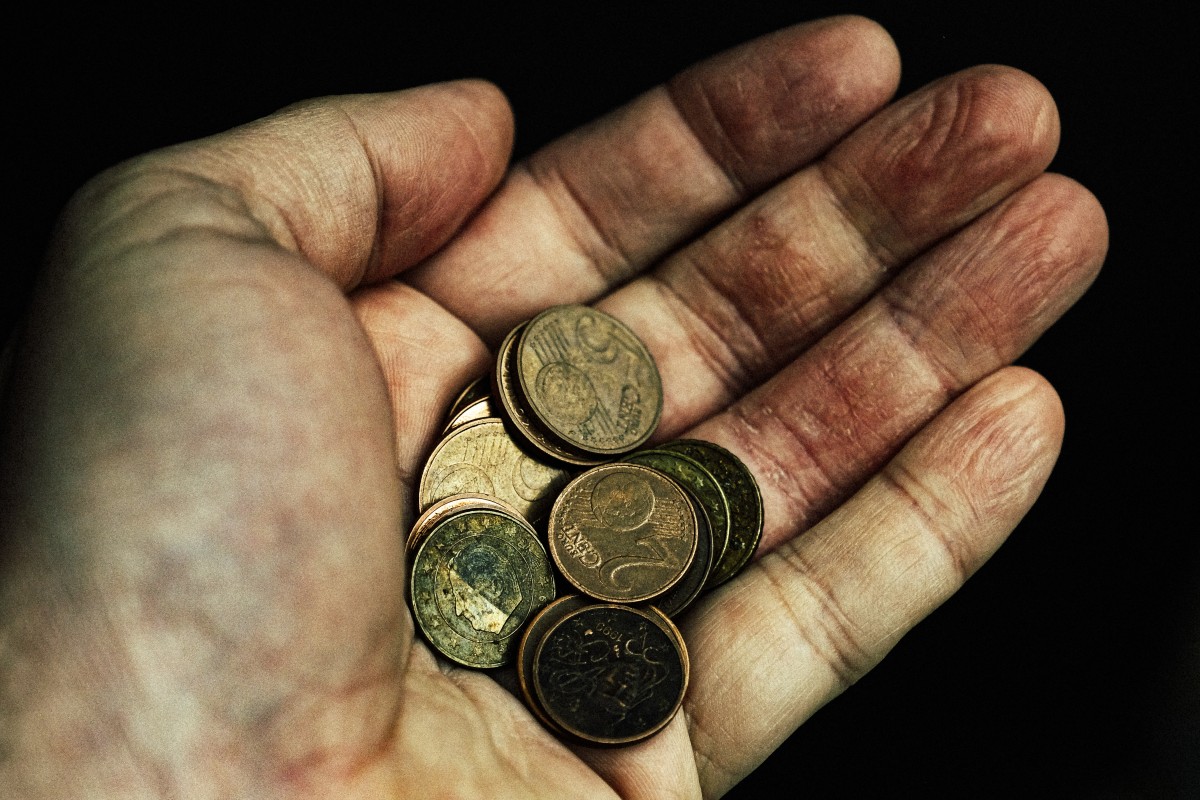 geld in hand