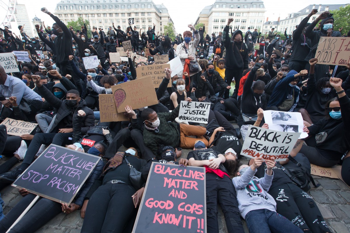 Protest in Brussel