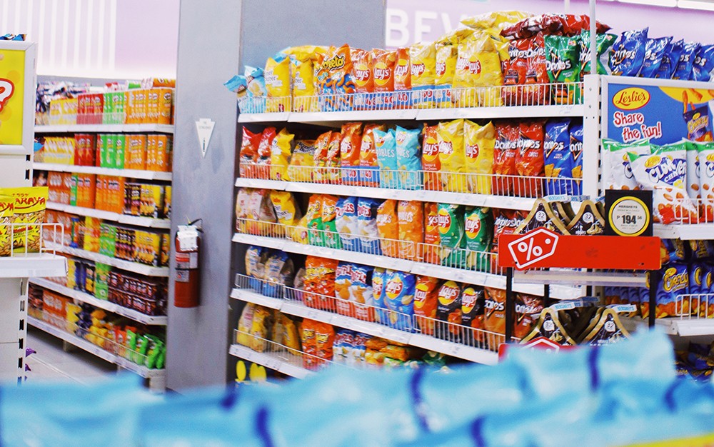 ongezonde voeding supermarkt