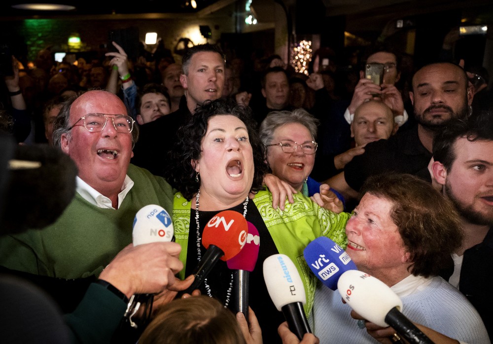 de partij BBB juicht