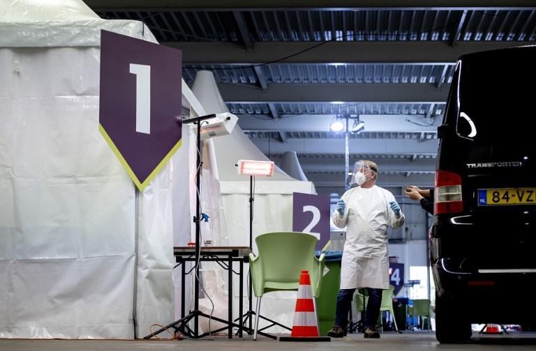 een plek voor testen op corona