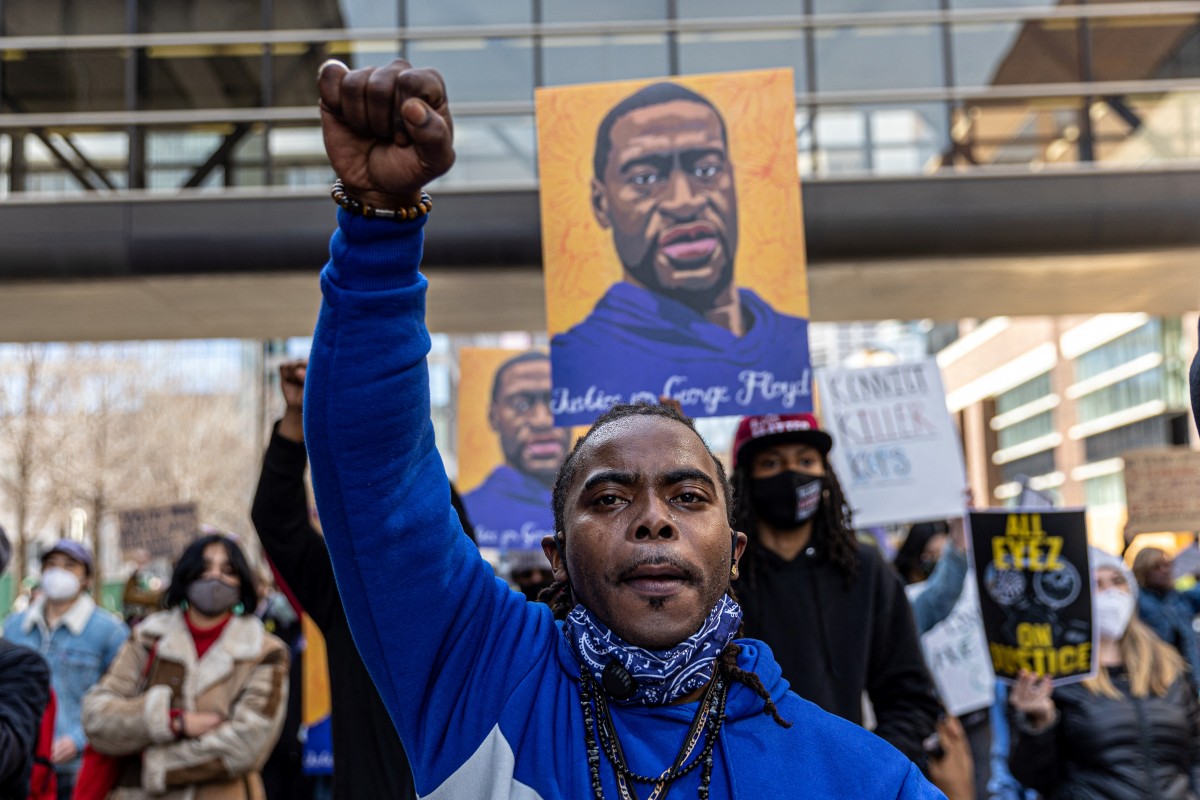protest voor George Floyd