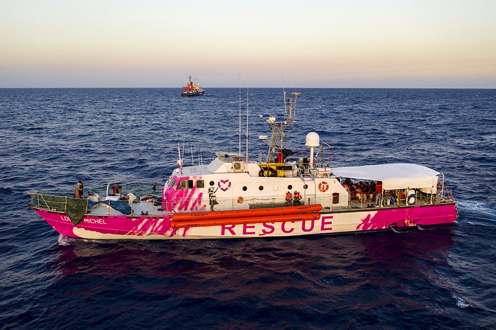 het schip Louise Michel