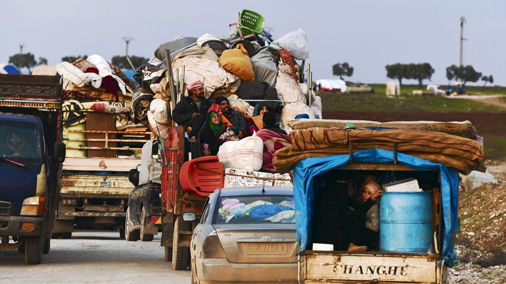Syriërs vluchten