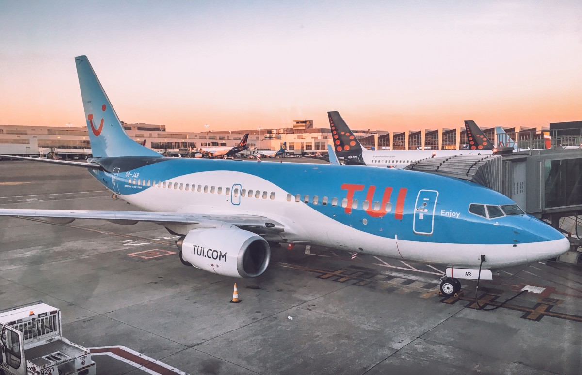 Vliegtuig van TUI