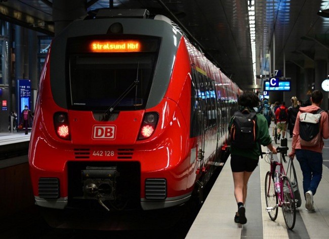 trein in Duitsland 