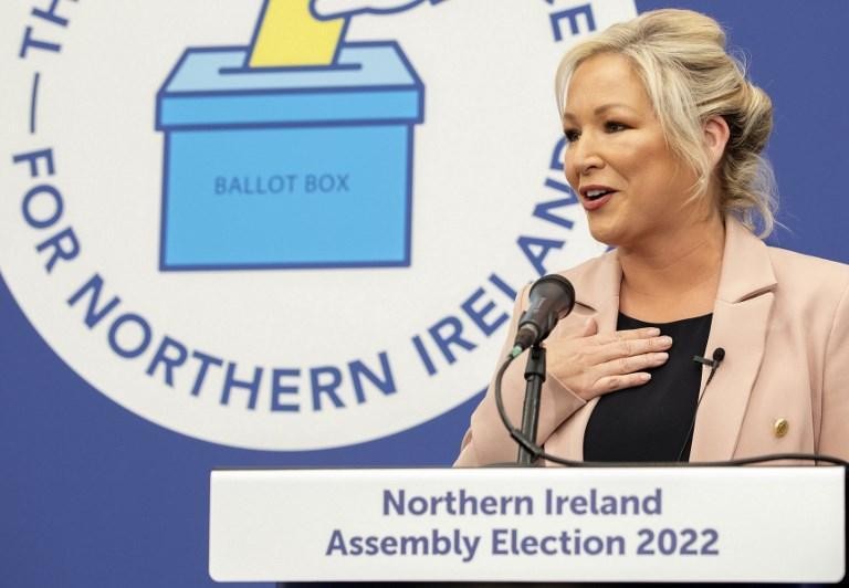 de voorzitster van de partij Sinn Féin