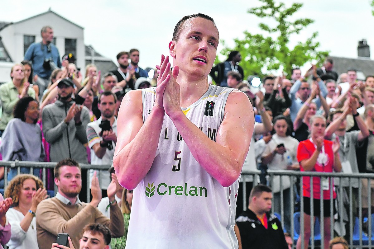 Nick Selis van de Belgische mannen basketbal 3x3