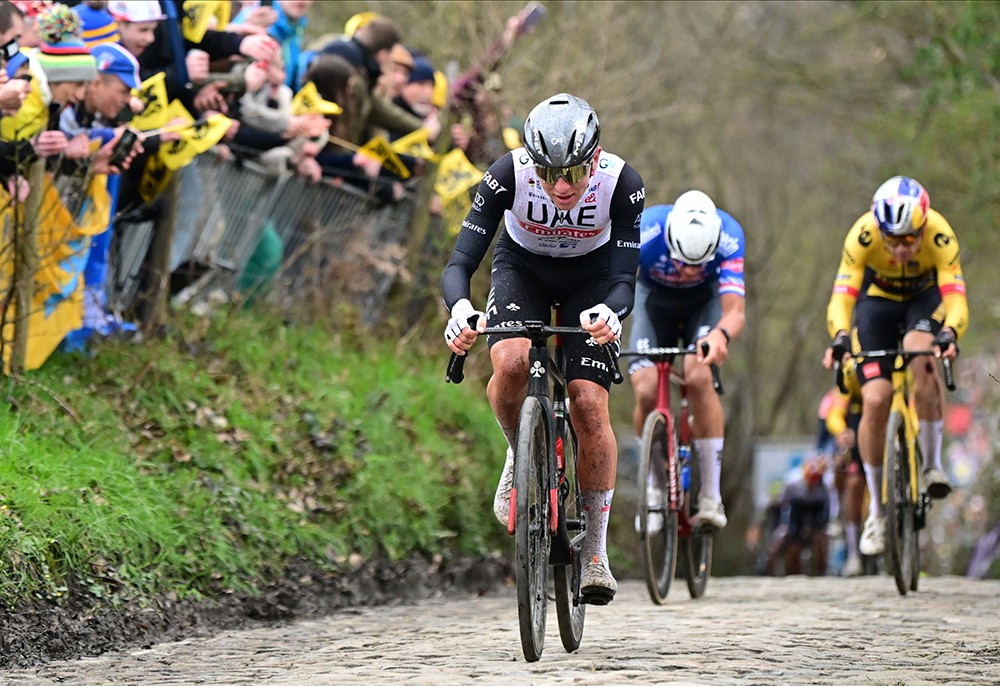 Pogacar, Van der Poel en Van Aert
