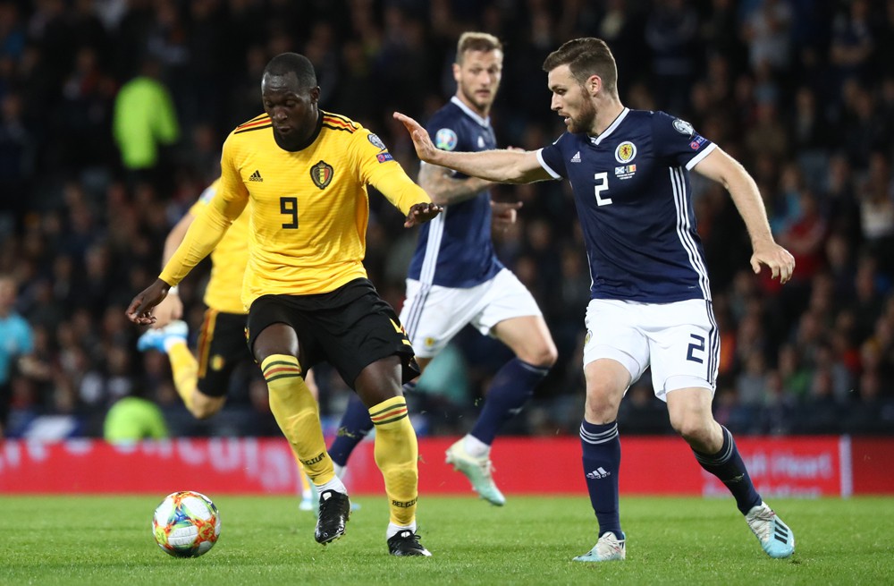 Lukaku tegen Schot