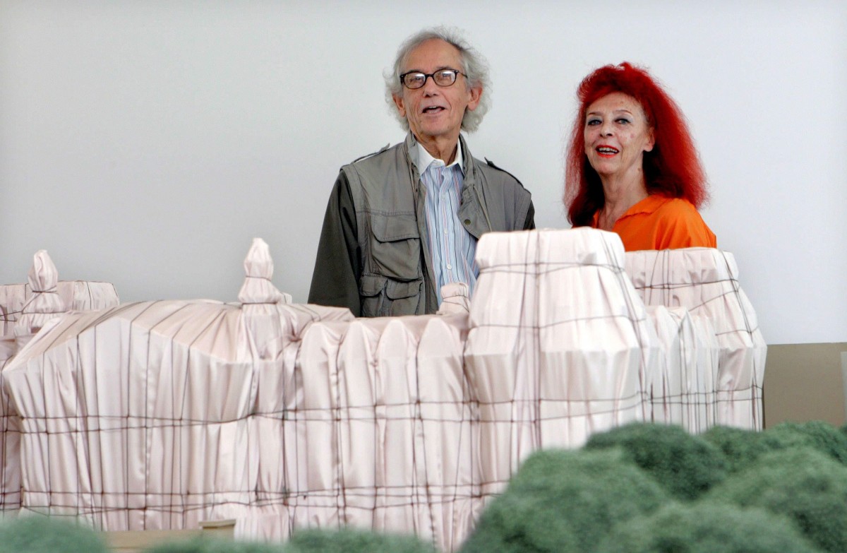 Christo en zijn vrouw