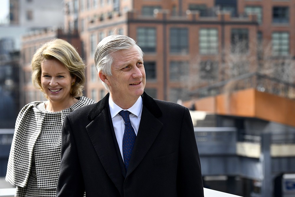 Koning Filip met Mathilde