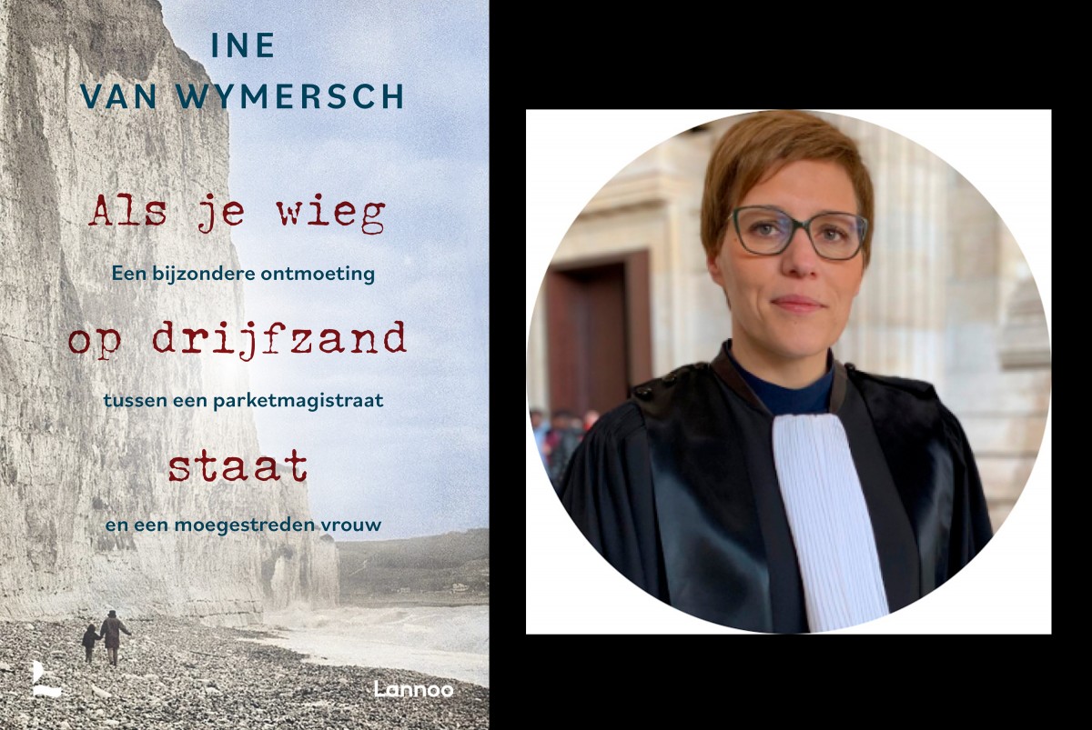 Ine Van Wymersch met haar boek