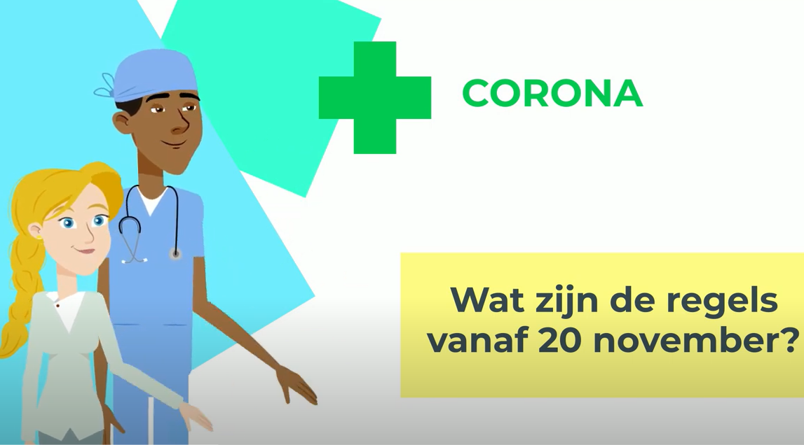 Coronaregels vanaf 20 nov 2021