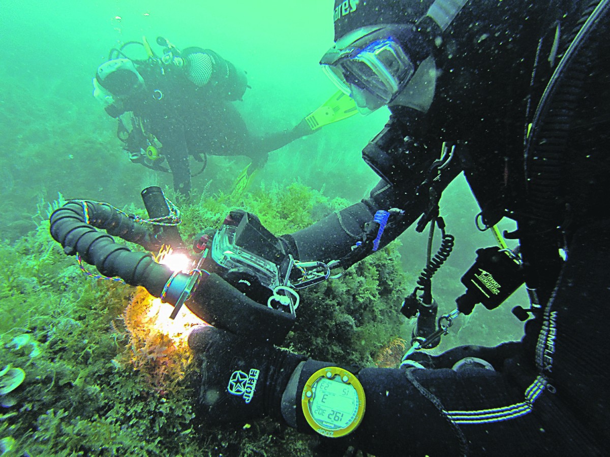 foto's maken onder water