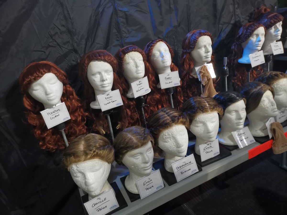 pruiken van Cirque du Soleil
