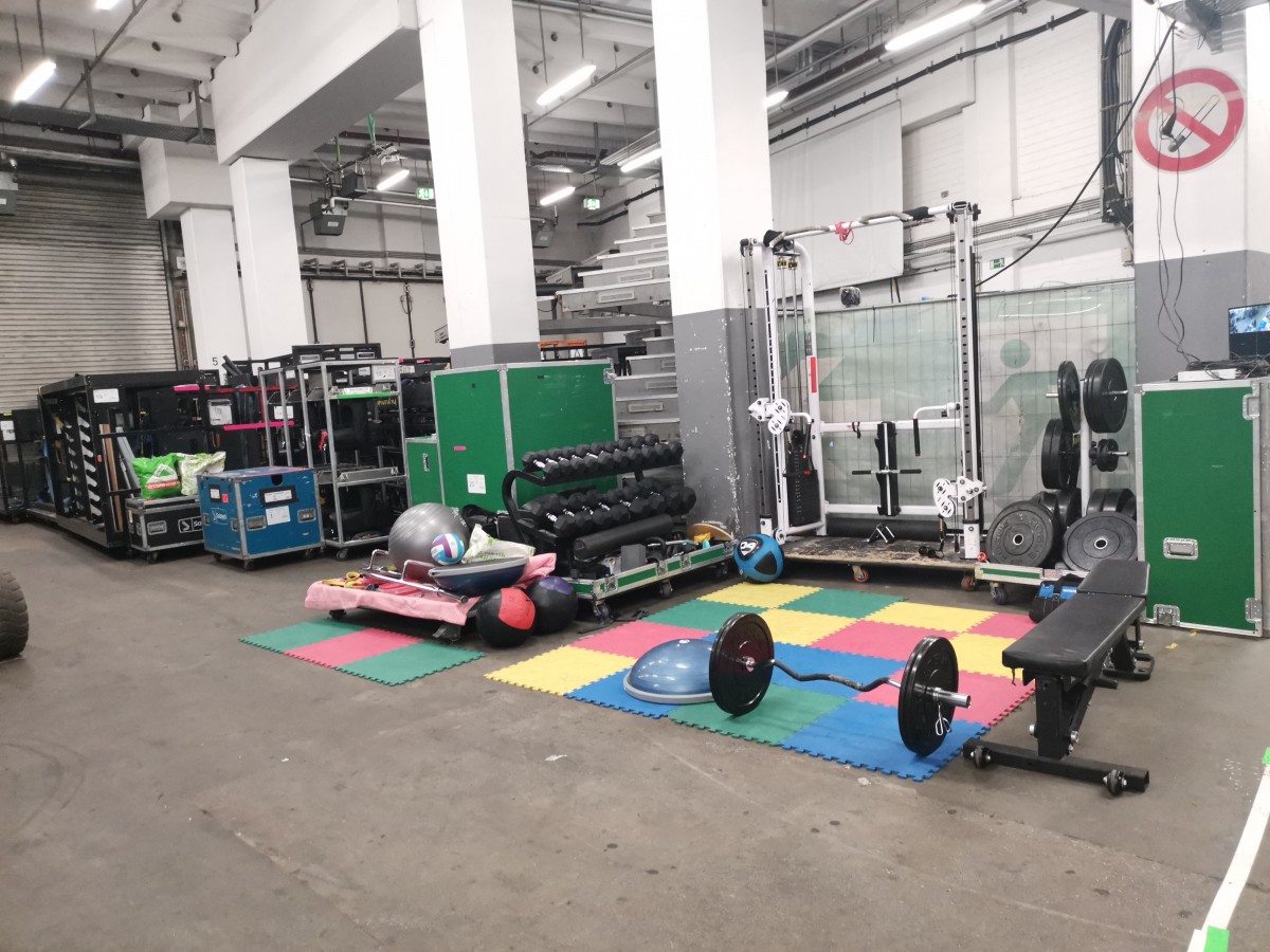 fitness van Cirque du Soleil