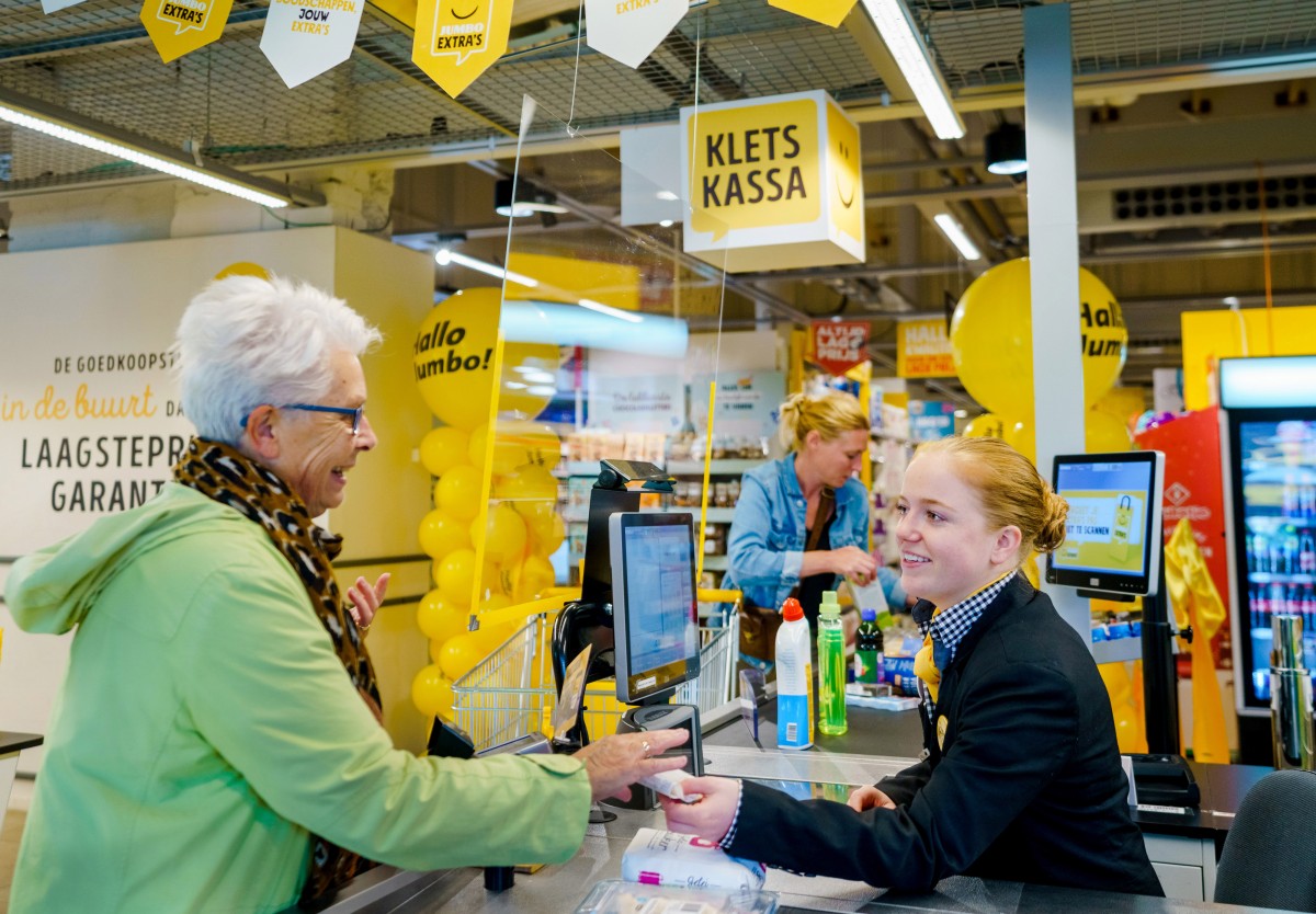 Jumbo kletskassa