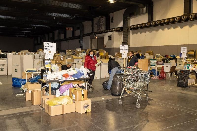 spullen voor Oekraïense vluchtelingen