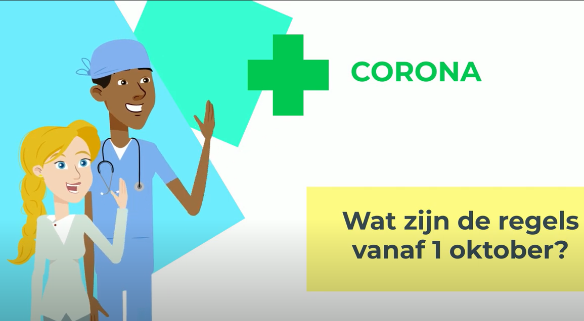 de regels tegen corona vanaf 1 oktober 2021