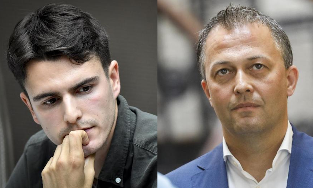 Conner Rousseau (links) en Egbert Lacheart (rechts)