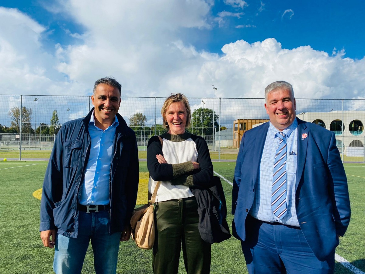 Karim Bachar, Sandy Peeters en Peter Wouters